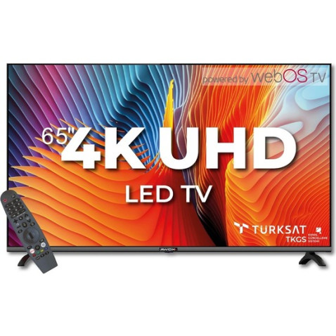 Awox 65A6500USWF 65" 165 Ekran Uydu Alıcılı 4K Ultra HD webOS LED TV (Çerçevesiz)