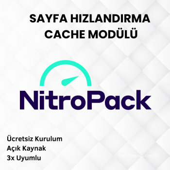 Opencart Nitro Pack  Sayfa Hızlandırma (Cache) Modülü